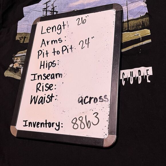 ICE CUBE IMPALA RAP HIP HOP  T SHIRTS MENs Size XXL Black Graphic Tee - Picture 5 of 5